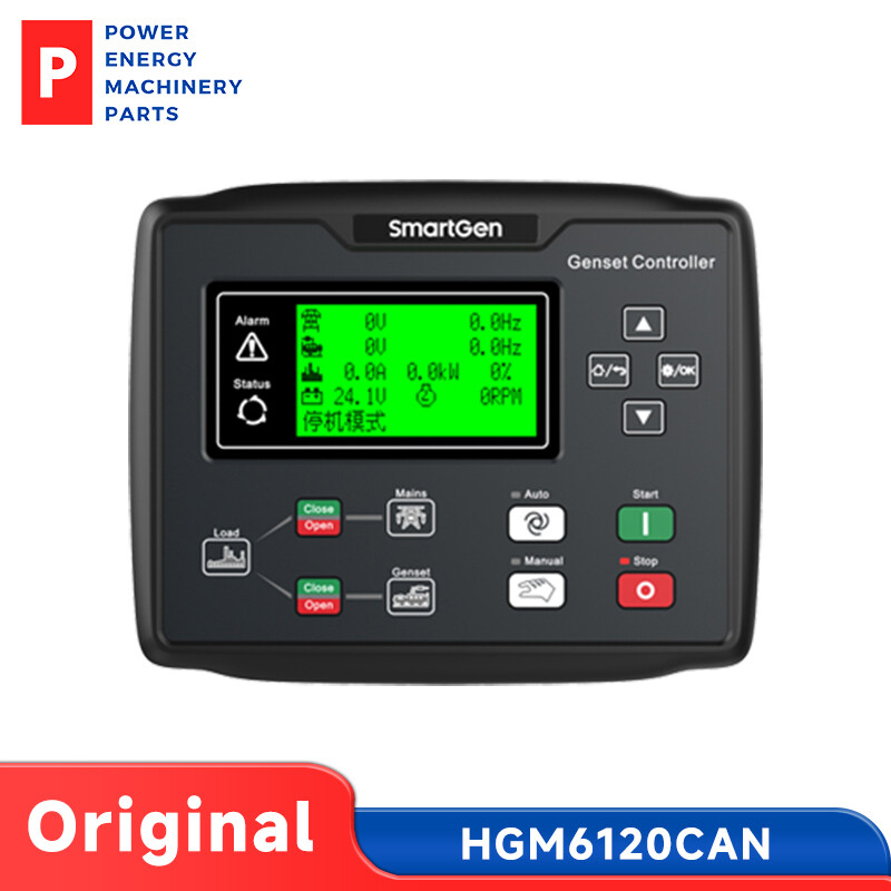 Original SmartGen HGM6120CAN Automatic Start Diesel Generator Controller Panel
