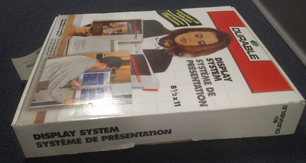 Vintage - Retro - DURABLE 5685-BE Display Panel System Wall Mounted