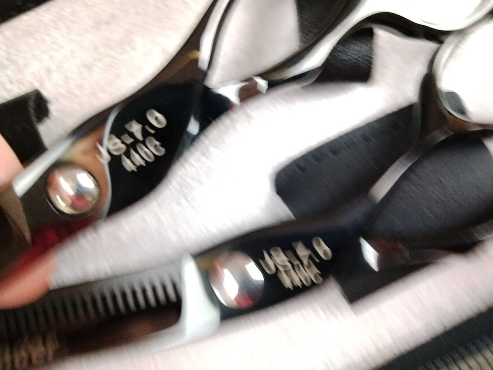 Freelander Japan 6" Mirage Cutting & Thinning Scissors Set & Case 2pc 440C