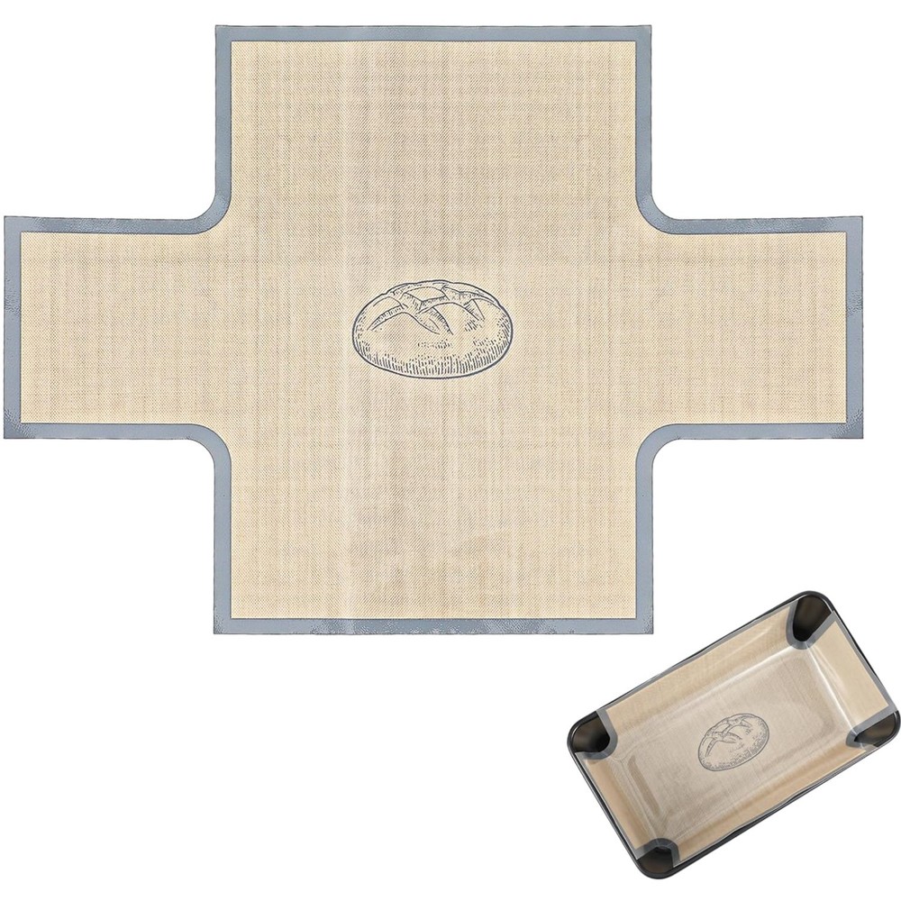 Reusable Nonstick Silicone Baking Mat for Easy Bread Release - 9 x 5 Inch