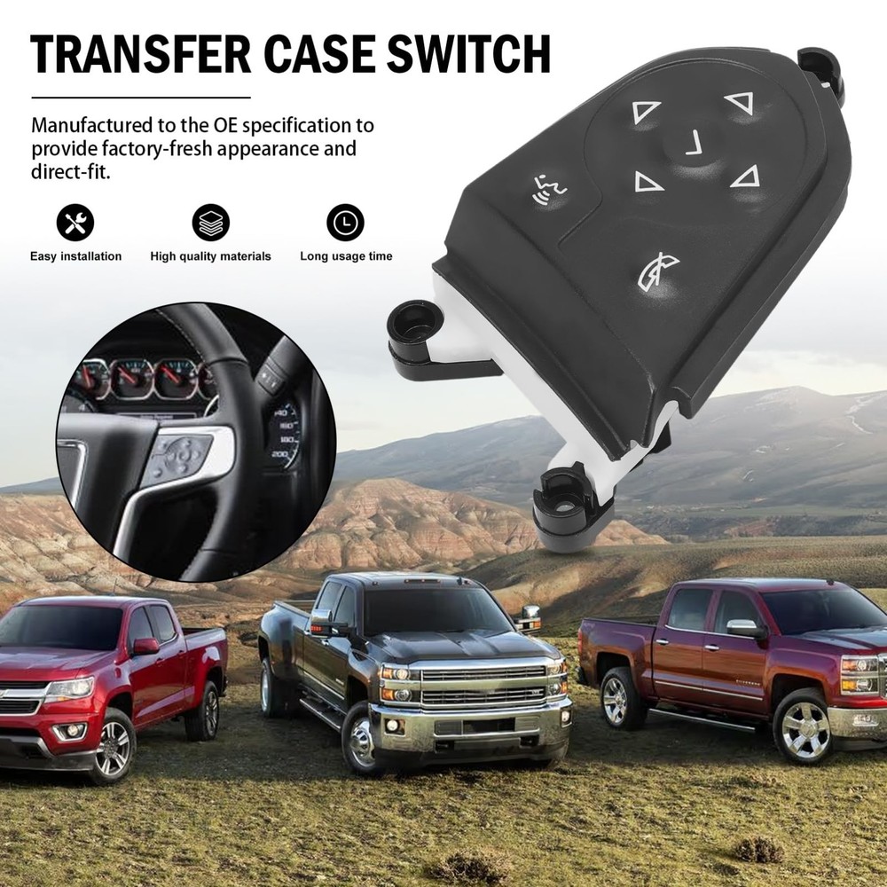 Steering Wheel Audio Control Switch Compatible with Silverado Sierra 1500 2500