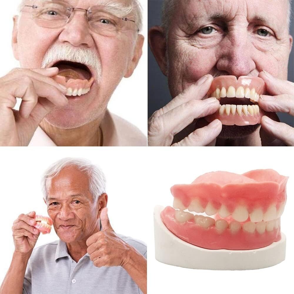 Homemade DIY Denture Kit - Complete Teeth Replacement for Confident Smiles-=
