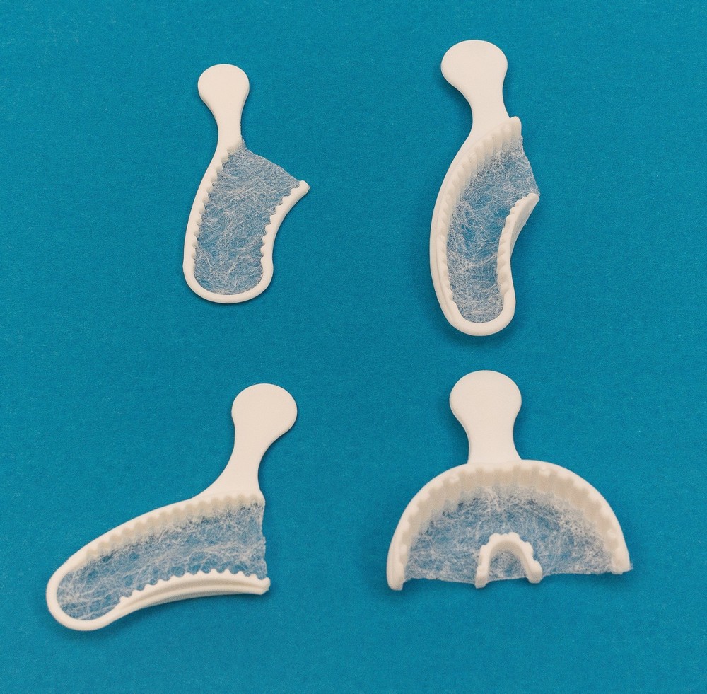 Dental Bite Registration Disposable Impression Triple Trays Assorted 40/Box