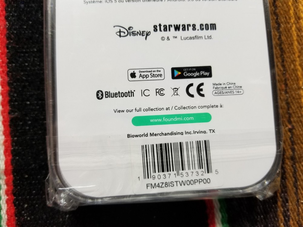 New foundmi Bluetooth Tracking Keychain Series 1 Star Wars Chewbacca