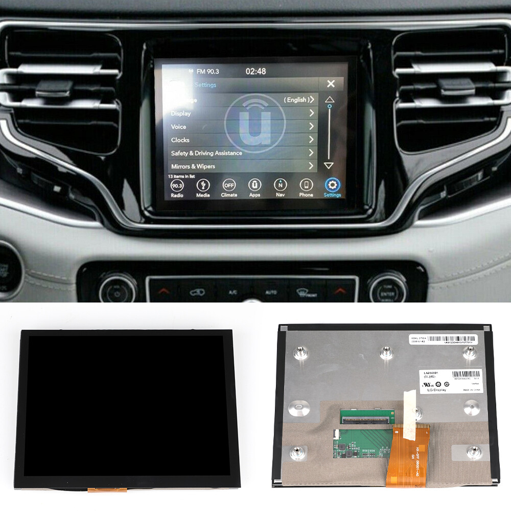 2017-21 Dodge Replacement 8.4" Uconnect digitizer Touch Screen Radio Navigation