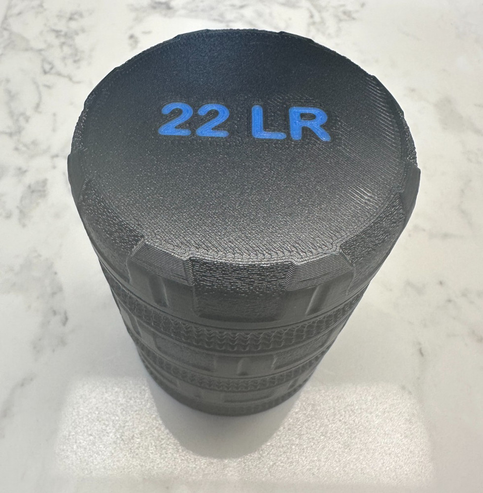 3 Pack of .22LR Ammo Puck – Compact, Stackable Storage for 55 Rounds