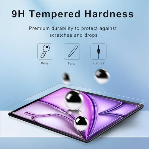 2 Pack Screen Protector for iPad Air 11" M2-M3 (2024-2025)