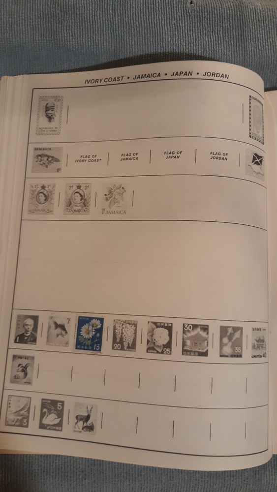 Treat Monarch World Stamp Album Stamp Book With Some Stamps