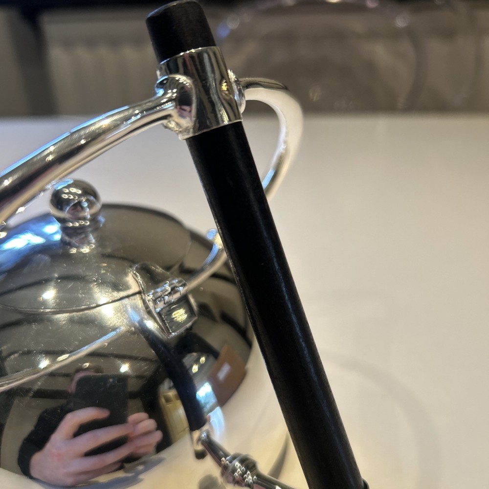 Silver Plated Art Deco Christopher Dresser Style Round Shape