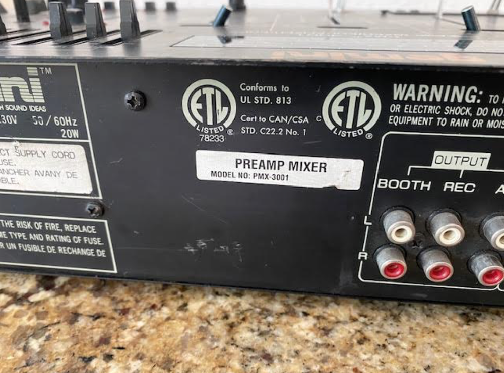 Gemini PMX-3001 PREAMP MIXER EQUALIZER ECHO -PARTS