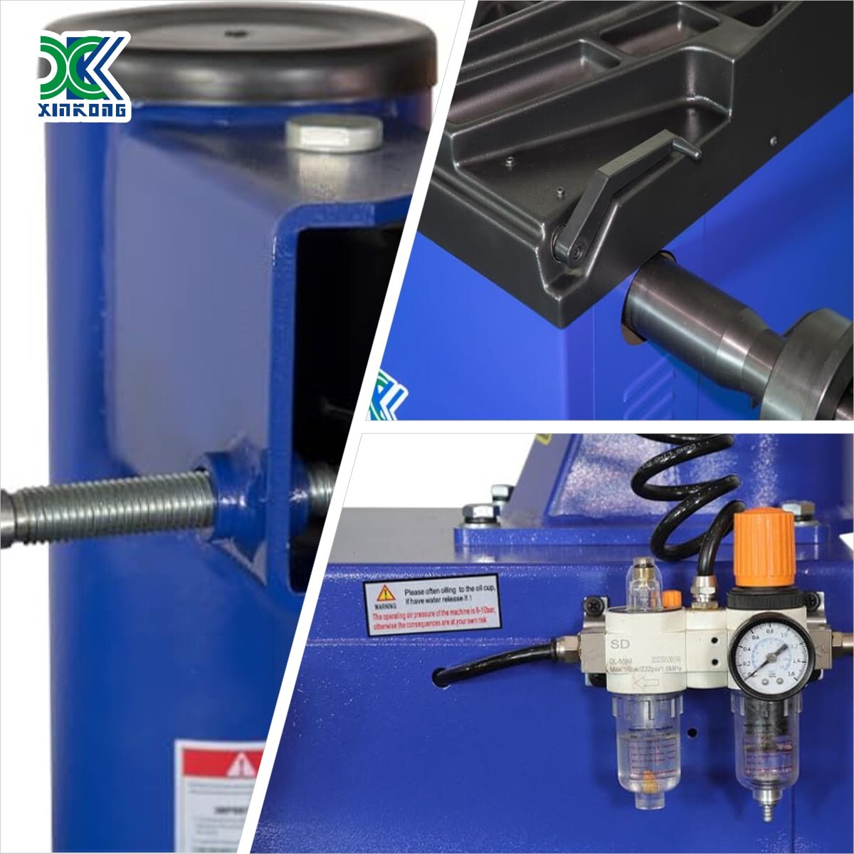 XK 580 690 Tire Changer Wheel Balancer Machine Combo Tire with Hood Cover 2.0 HP