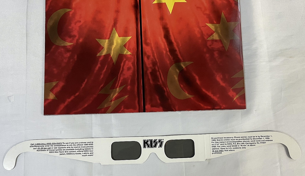 KISS Dodger Stadium October 1998 Psycho Circus Tourbook Program 3-D Glasses Ace