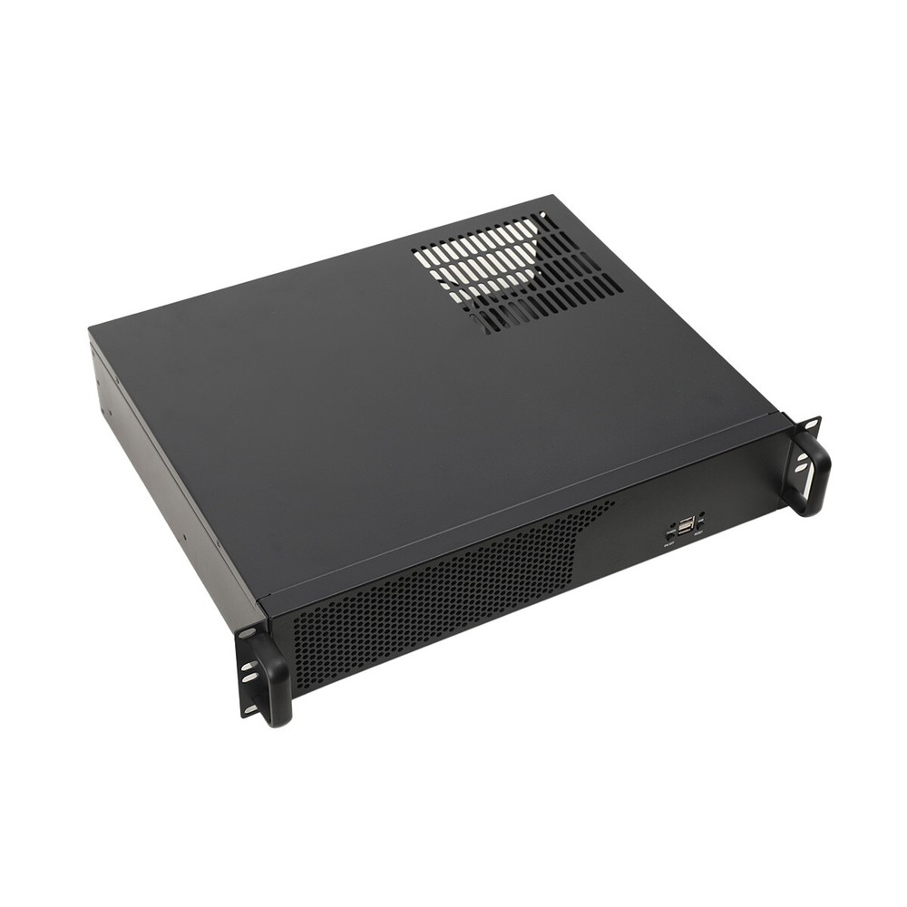 Server Chassis Rackmount Case Supports 2U Mini ITX and Micro ATX (9.6 x 9.6)