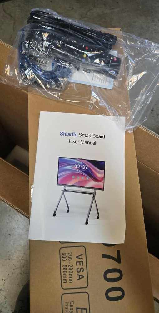 Shiarffe KI-E055LB Smart Board 55" 4K Touch Display Interactive Touch Screen