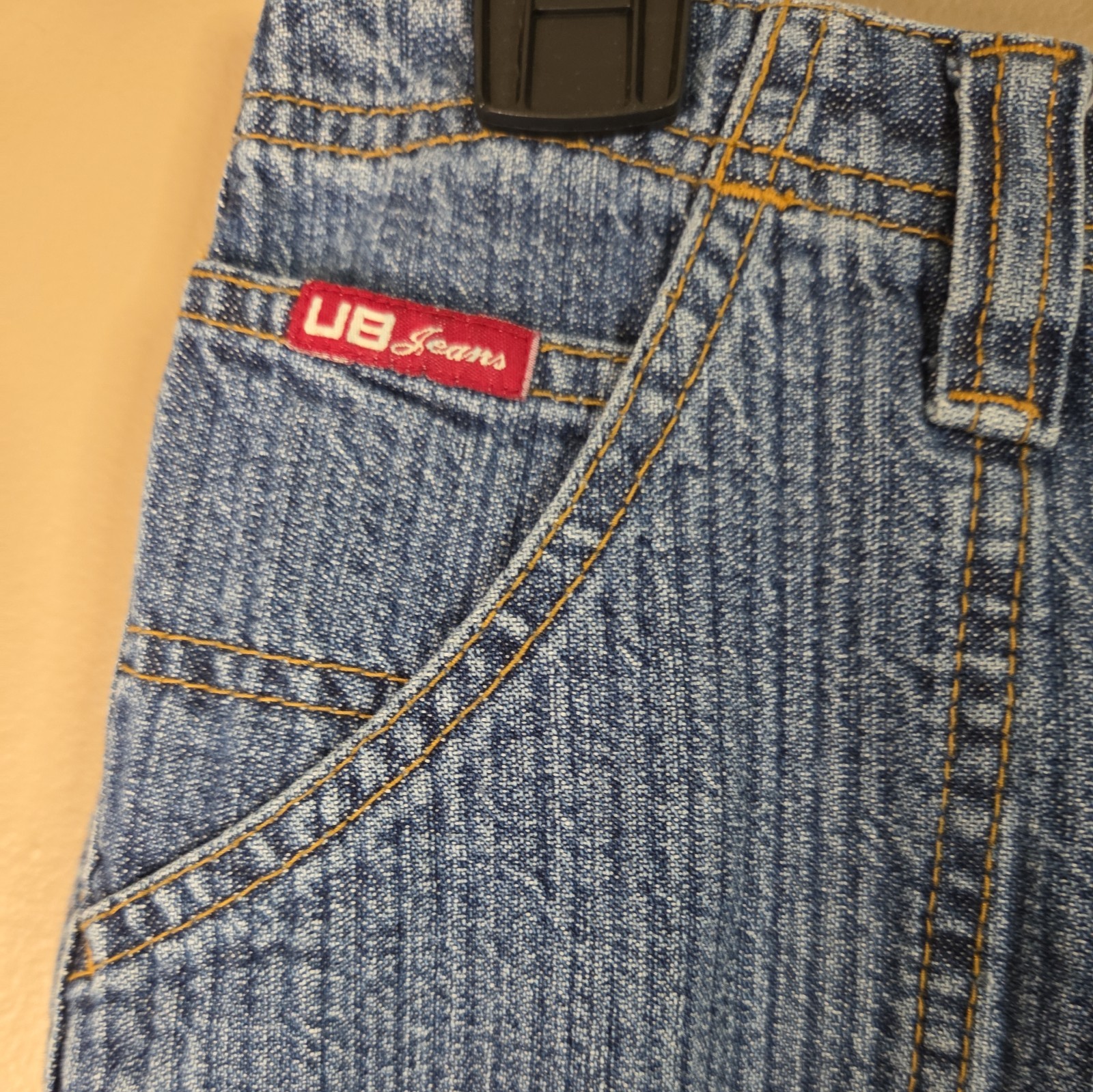 Unionbay Long Slit Denim Skirt Size 5 Juniors Maxi Boho Hipster Hippie Y2K Artsy