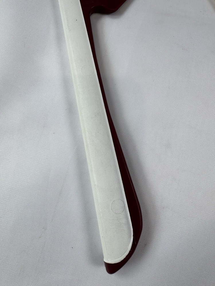 Pampered Chef Master Scraper Spatula Cranberry Red & White