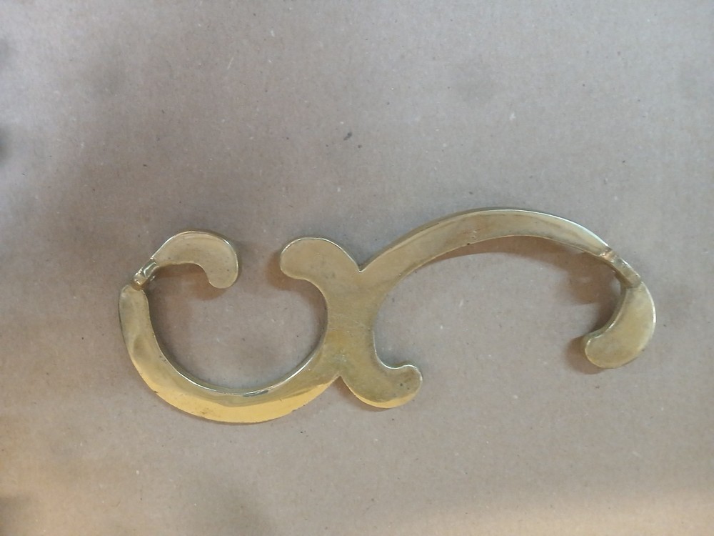 Vintage Brass Corner Brackets