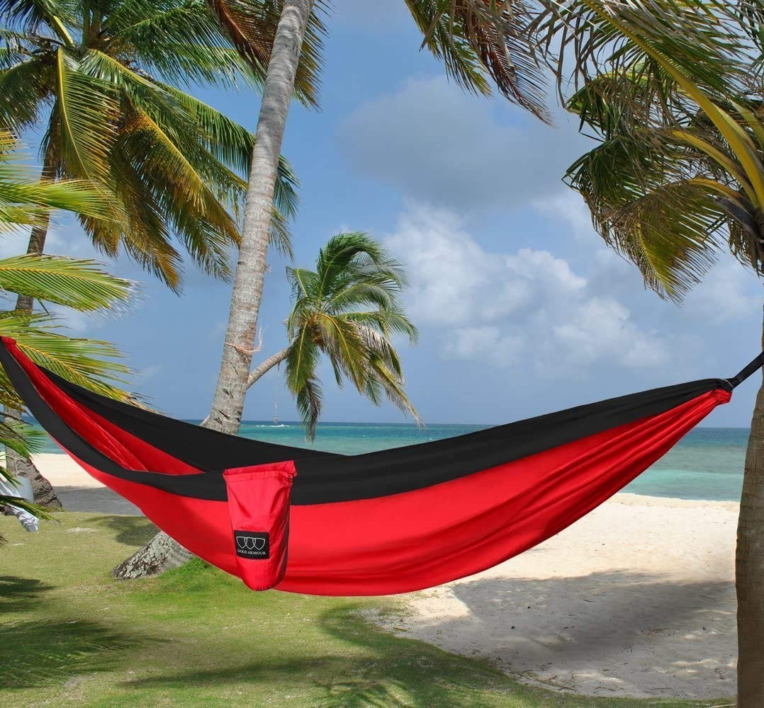 Double Person Hammock with Ropes for Outdoor Camping Adventures