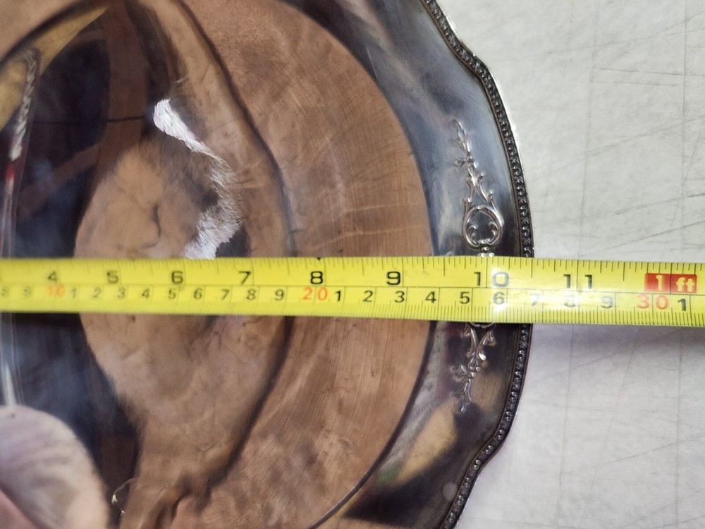 Homan Plate On Nickel W.M Mounts Louisiana Platter 03150