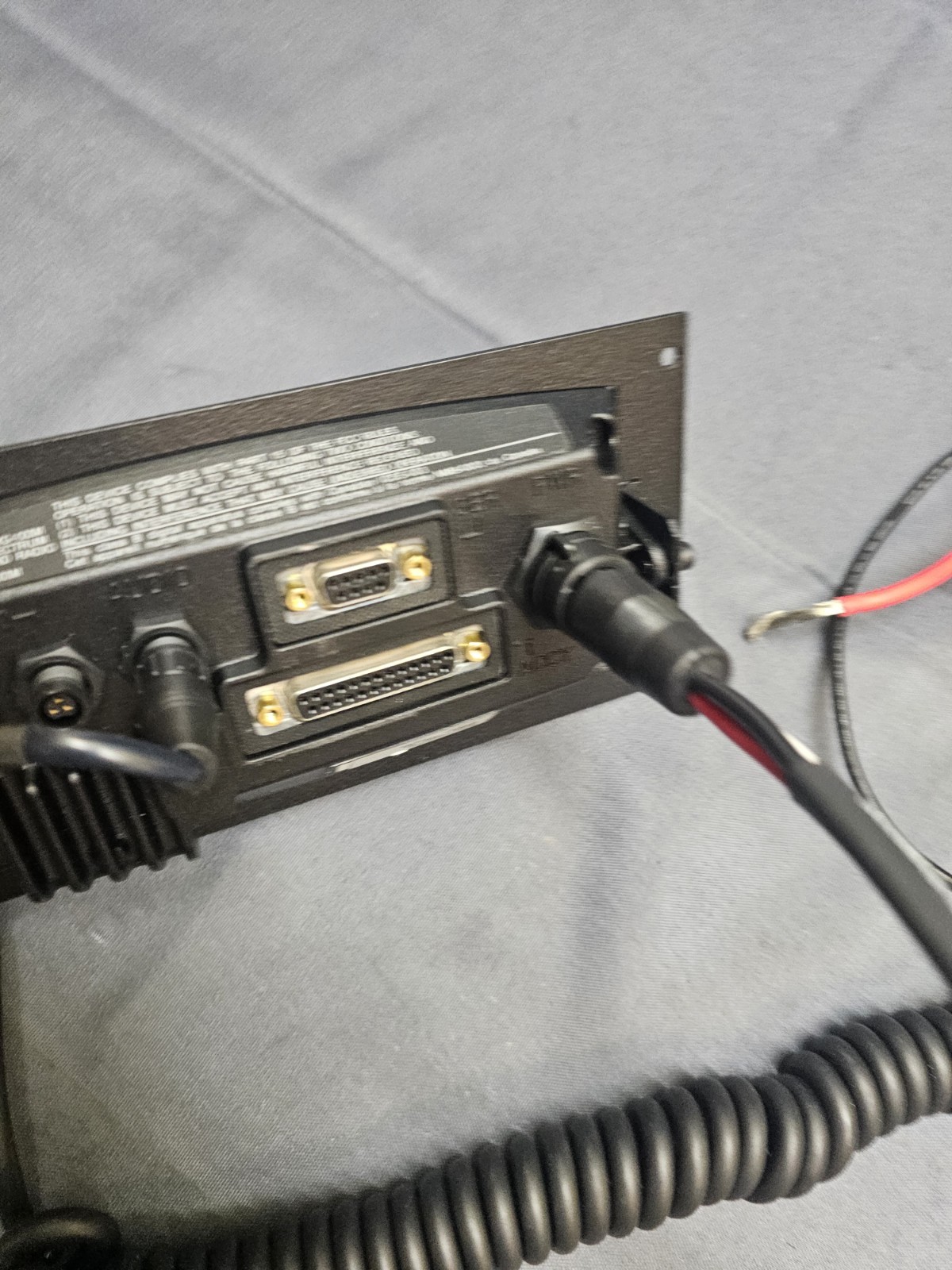 Harris UNITY CH-100 XG-100M VHF UHF Color Touchscreen Control Head w Mic