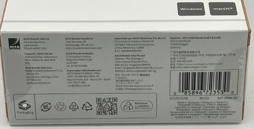 NEW Kensington Presenter Expert Wireless Cursor Control Green Laser Windows Mac