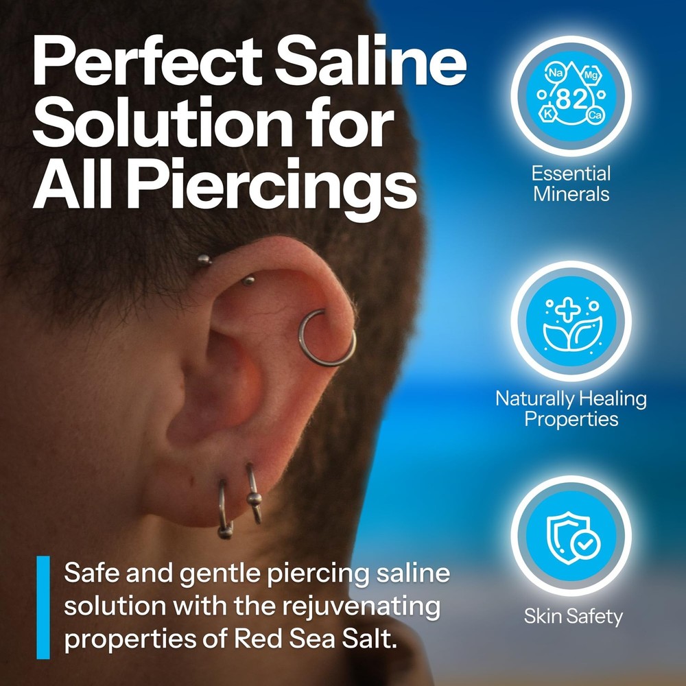 Piercing Aftercare Spray set Keloid Bump Treatment Solution 4 oz