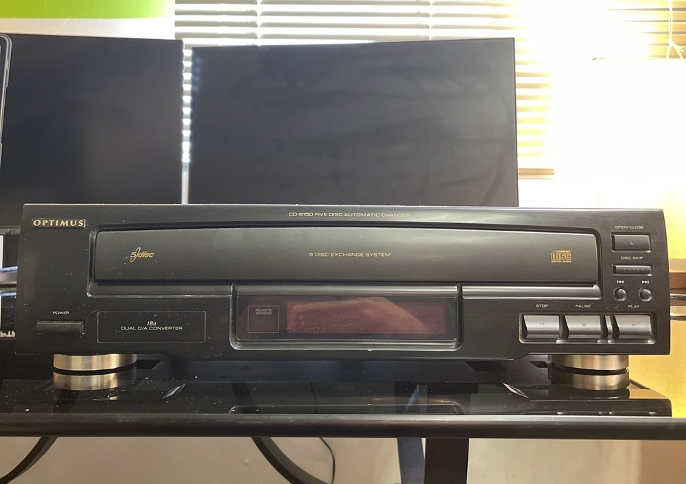 Optimus CD-8150 Five Disc Automatic Changer (WORKS BUT NEED SERVICE)