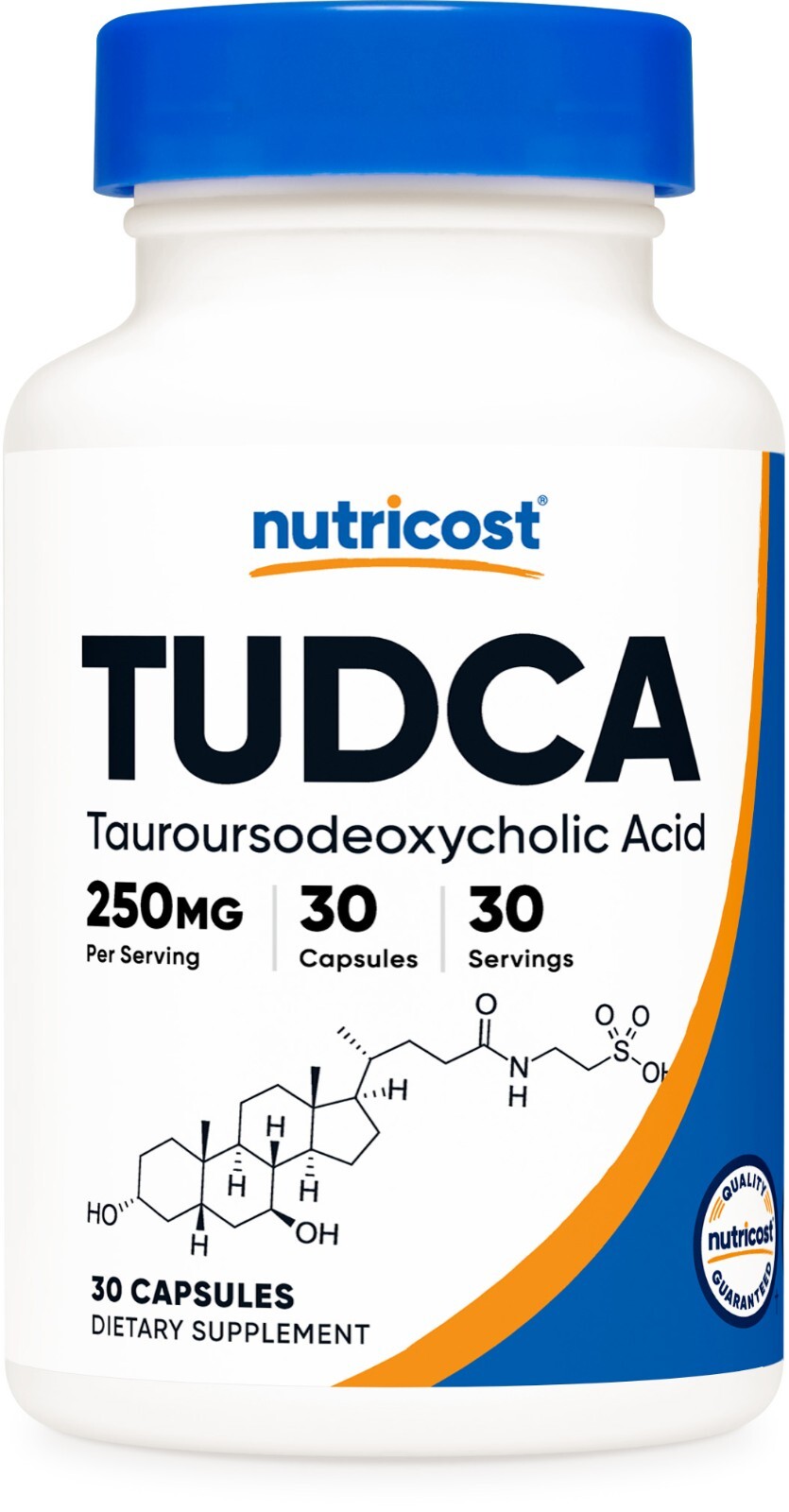 Nutricost TUDCA Pills, 250mg Per Capsule, 30 Capsules