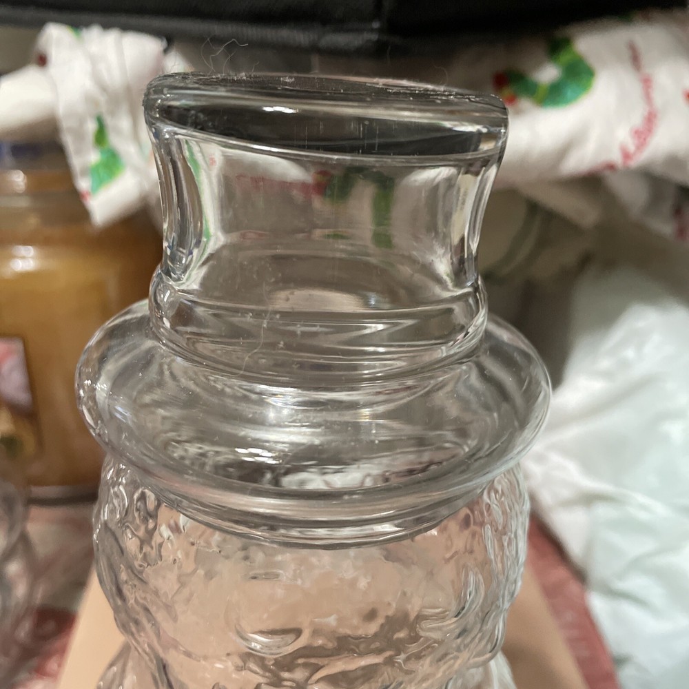 Vintage Snowman Candy Container