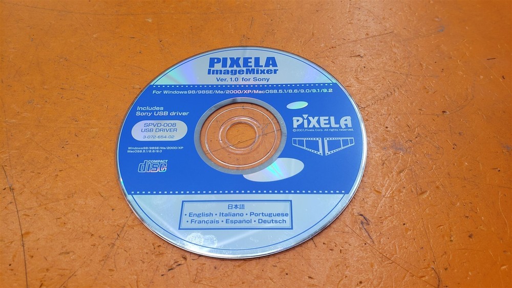 ⭐️⭐️⭐️⭐️⭐️ Pixela Image Mixer Driver Cd Ver 1.0 For Sony Disc Only
