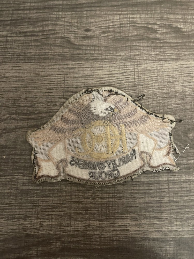 Harley Davidson Owners Group Patch Embroidered Eagle