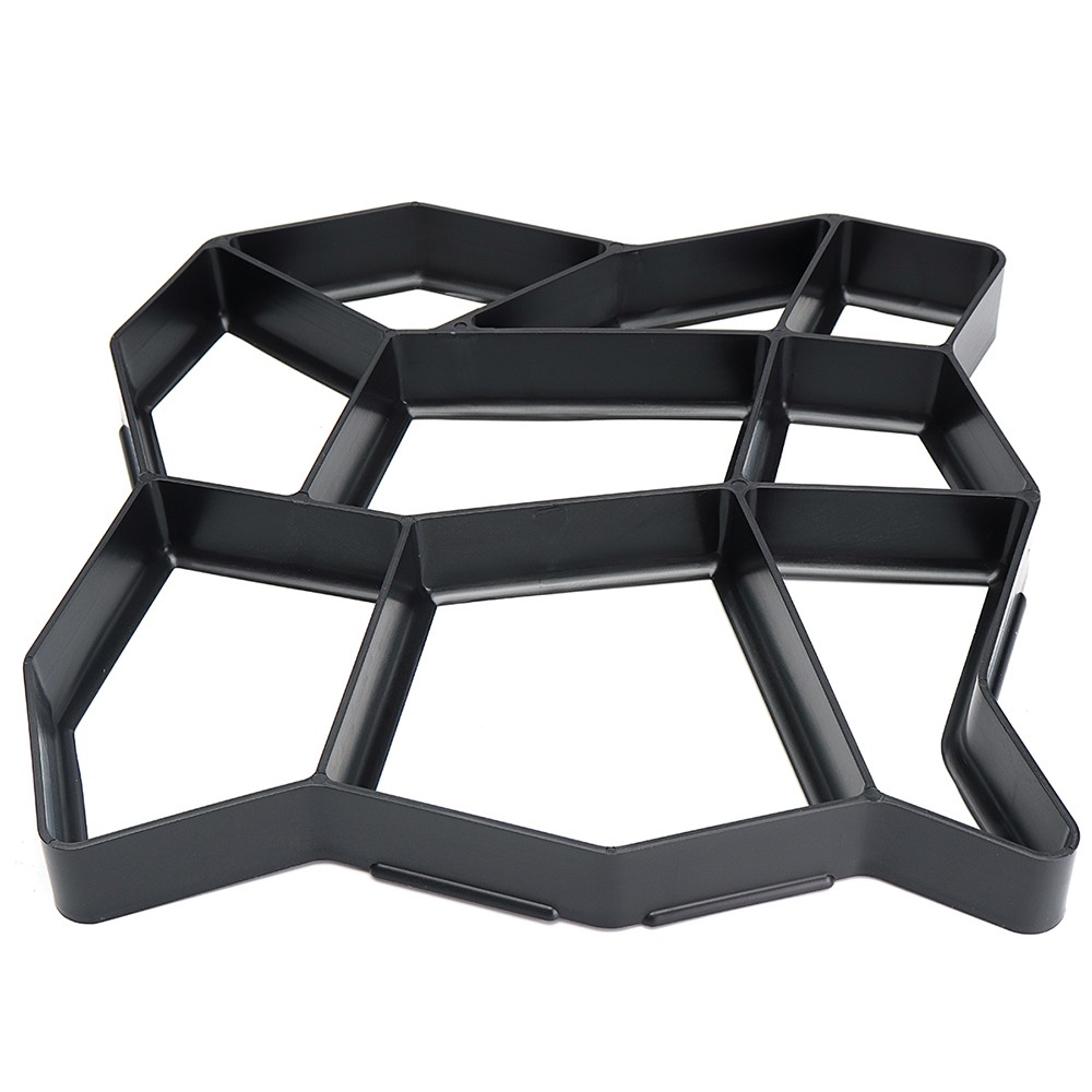 Garden Walkway DIY Path Maker Mold Manually Paving Pavement Cement Brick Plastic