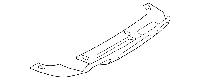 Genuine Audi Diffuser 8U0-807-568-SD6