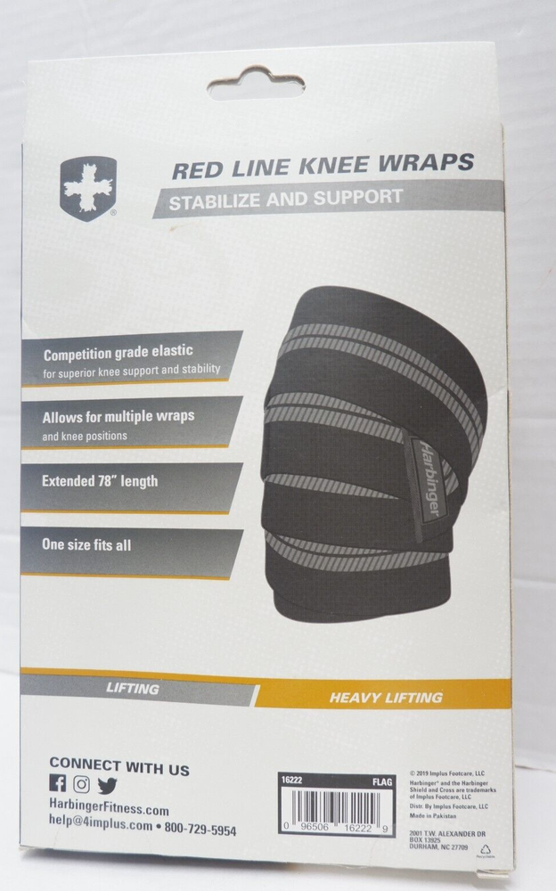 Harbinger Red Line Knee Wraps