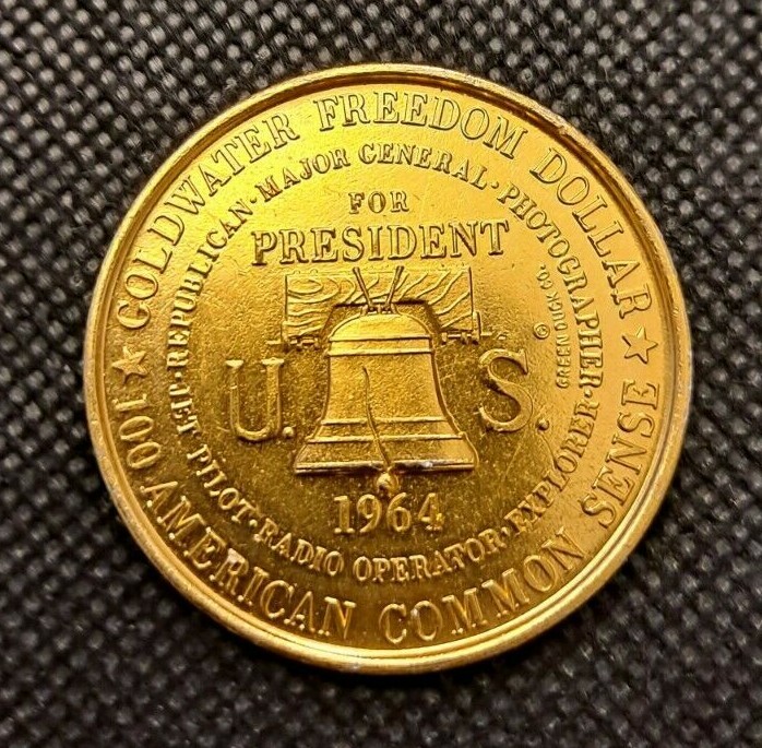 BARRY MORRIS GOLDWATER TOKEN! e2520UXX