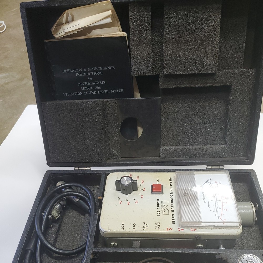IRD Mechanalysis Model 308 Vibration/Sound Level Meter [Ref A]