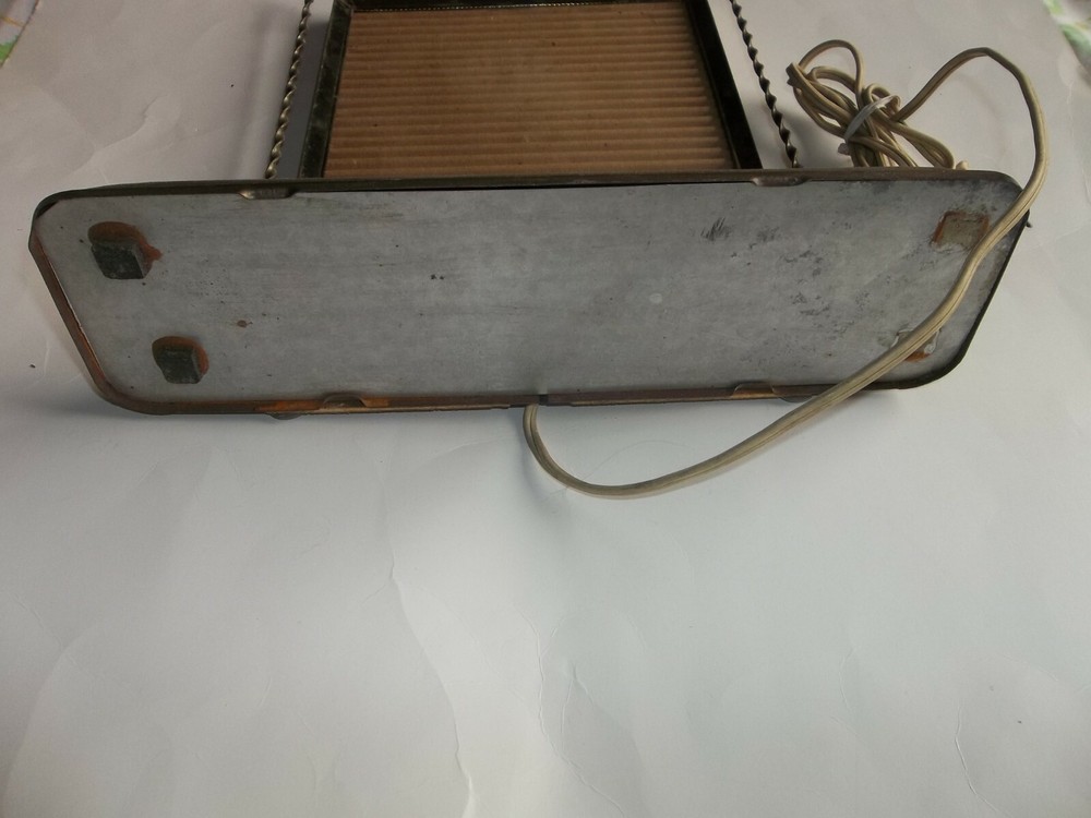 OLD FRAME WITH LIGHT & MUSIC BOX 1940'S
