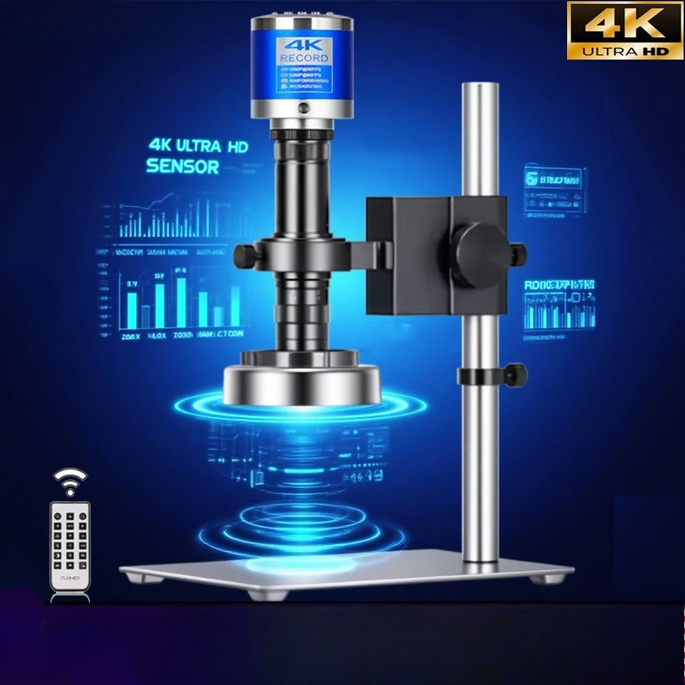 4K Digital Microscope For Soldering,48MP Type-C HD Sensor Electronic Microscope