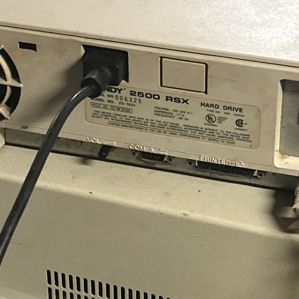 Tandy 2500 RSX Desktop PC – Windows 3.1 – Tested Working – Vintage DOS Computer