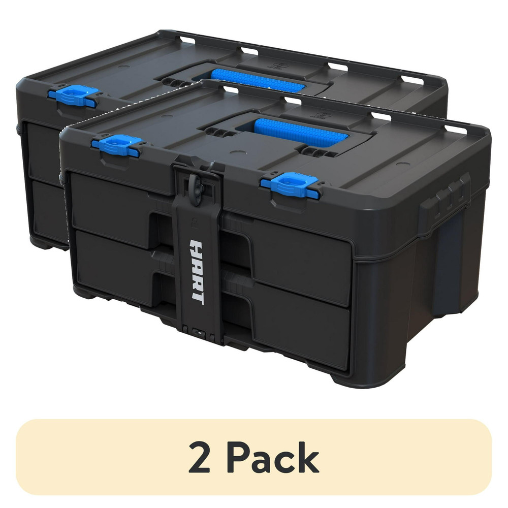 Hart Stack System Two Drawer Tool Box, Fits Hart's Modular Storage (2 pack)