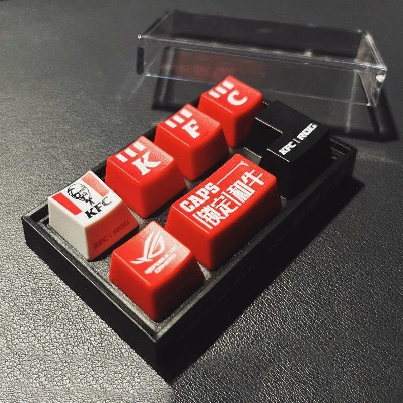 2025 KFC ROG Keyboard KeyCap Replace Completed Set 6 PCS NIP