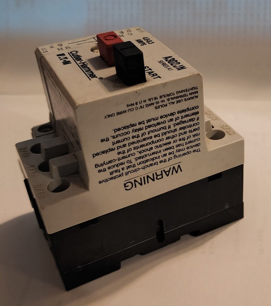CUTLER-HAMMER A302JN MANUAL STARTER PROTECTOR