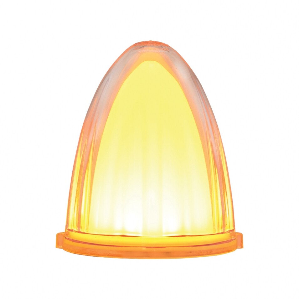 9 LED Dual Function Watermelon Grakon 1000 Cab Light Kit - Amber LED/Clear Lens