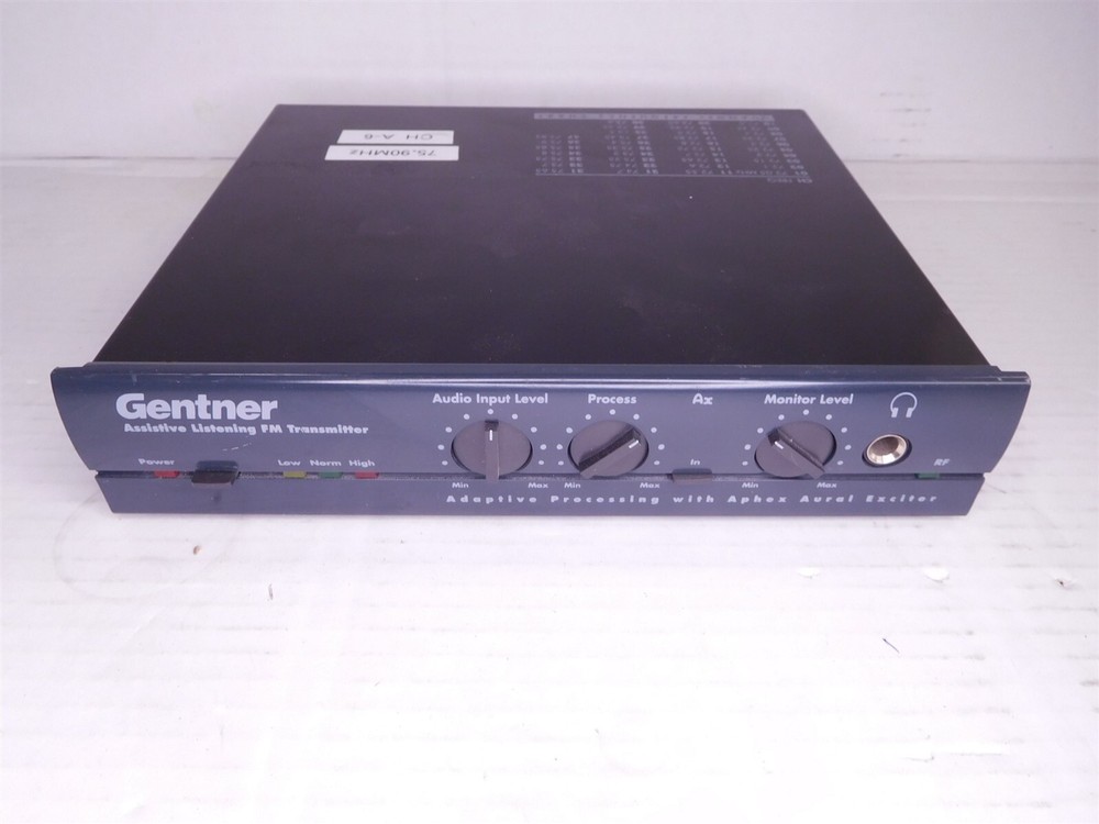 Gentner TX-37A Assistive Listening FM Transmitter With Aphex Aural Exciter (S1)