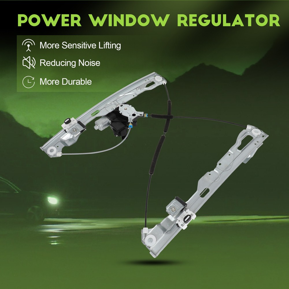 For 2011-2014 Ford F-150 Front Left Driver Power Window Regulator W/ Motor