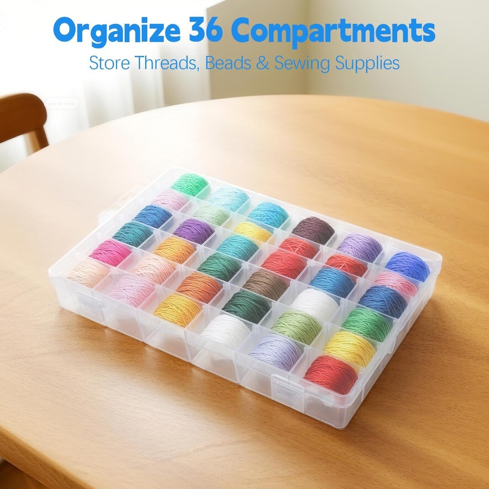 Embroidery Floss Organizer Compatible with DMC - Embroidery Thread Organizer ...