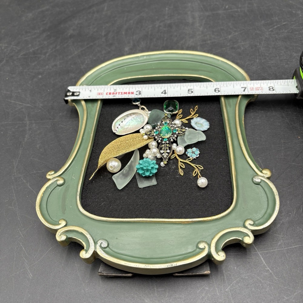Handmade Framed Art With Mixed Media