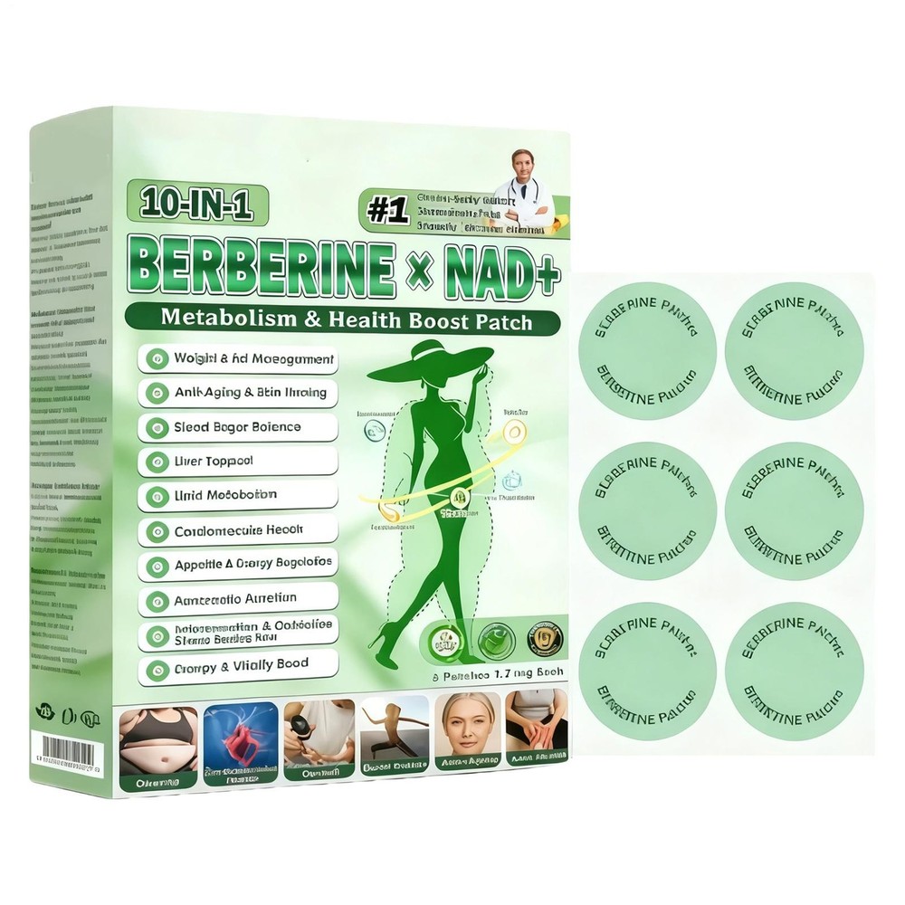 GLORENDA Berberine Mullti-Pathway Metabolic Patch, GLORENDA Patch