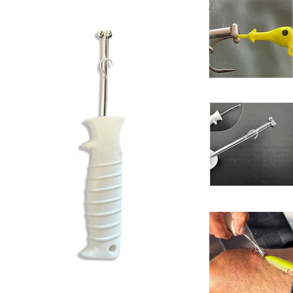 Quick Release Fishhook Extractor Human Fish Hook Removal Tool New