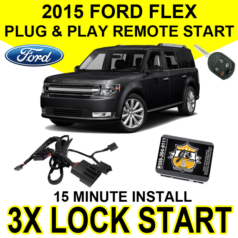 2015 Ford Flex Remote Start Plug & Play System Easy Install DIY 3X Lock Car F01A